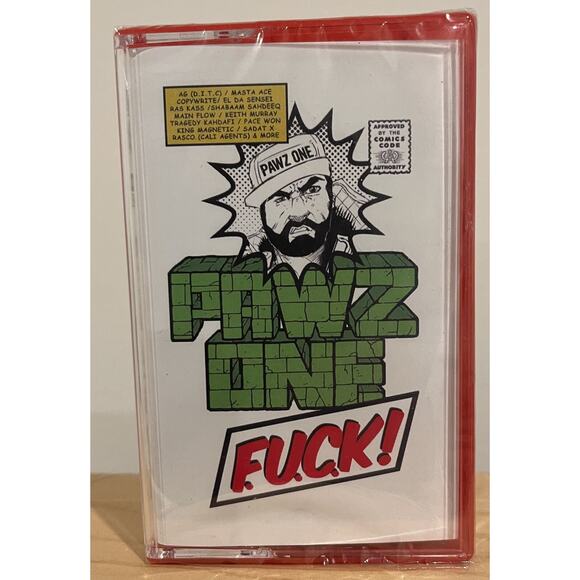 PAWZ ONE F.U.C.K! 2016 NEW SEALED / STRICTLY CASSETTE RARE OUT OF PRINT - Picture 1 of 2